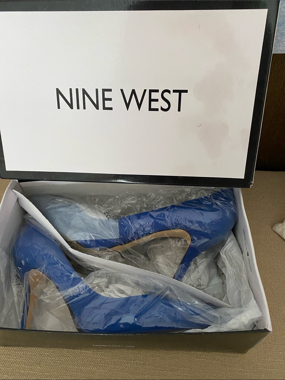 Nine West Women's Blue Pointed-Toe Stiletto Pumps